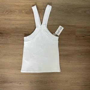 NWT fab’rik lux cross neck tank
